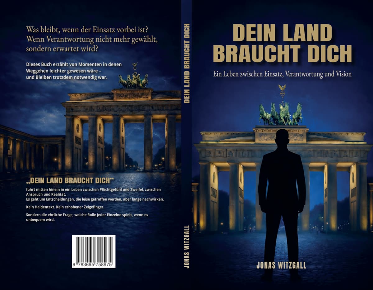 Buchcover Dein Land braucht dich – Polizeialltag und Verantwortung